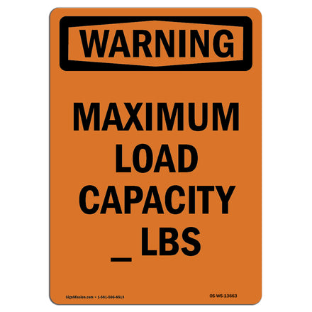 Maximum Load Capacity____ Lbs