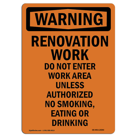 Renovation Work Do Not Enter Work Area