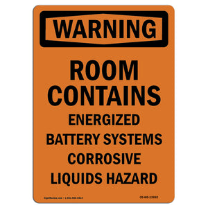 Room Contains Energized Battery