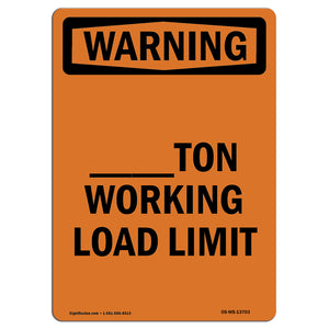 ____Ton Working Load Limit