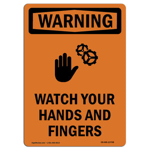 Watch Your Hands And Fingers Bilingual