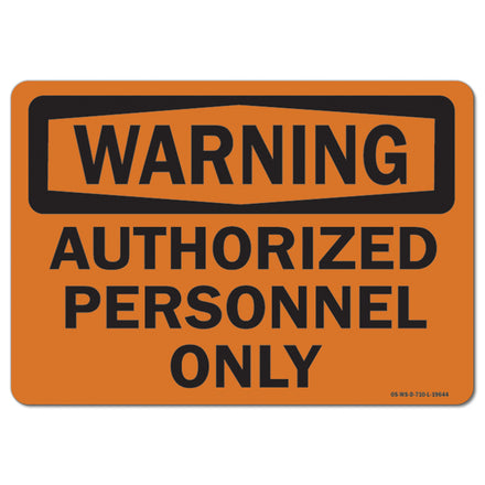 Authorized Personnel Only