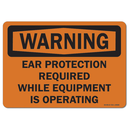 Ear Protct Reqd While Equip Is Opring