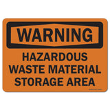 Hazardous Waste Material Storage Area