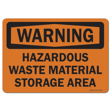 Hazardous Waste Material Storage Area