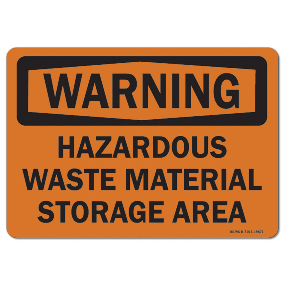 Hazardous Waste Material Storage Area