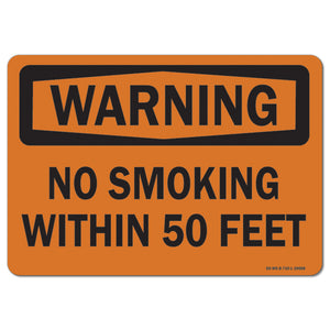 No Smoking Within 50 Feet