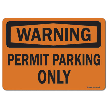 Permit Parking Only