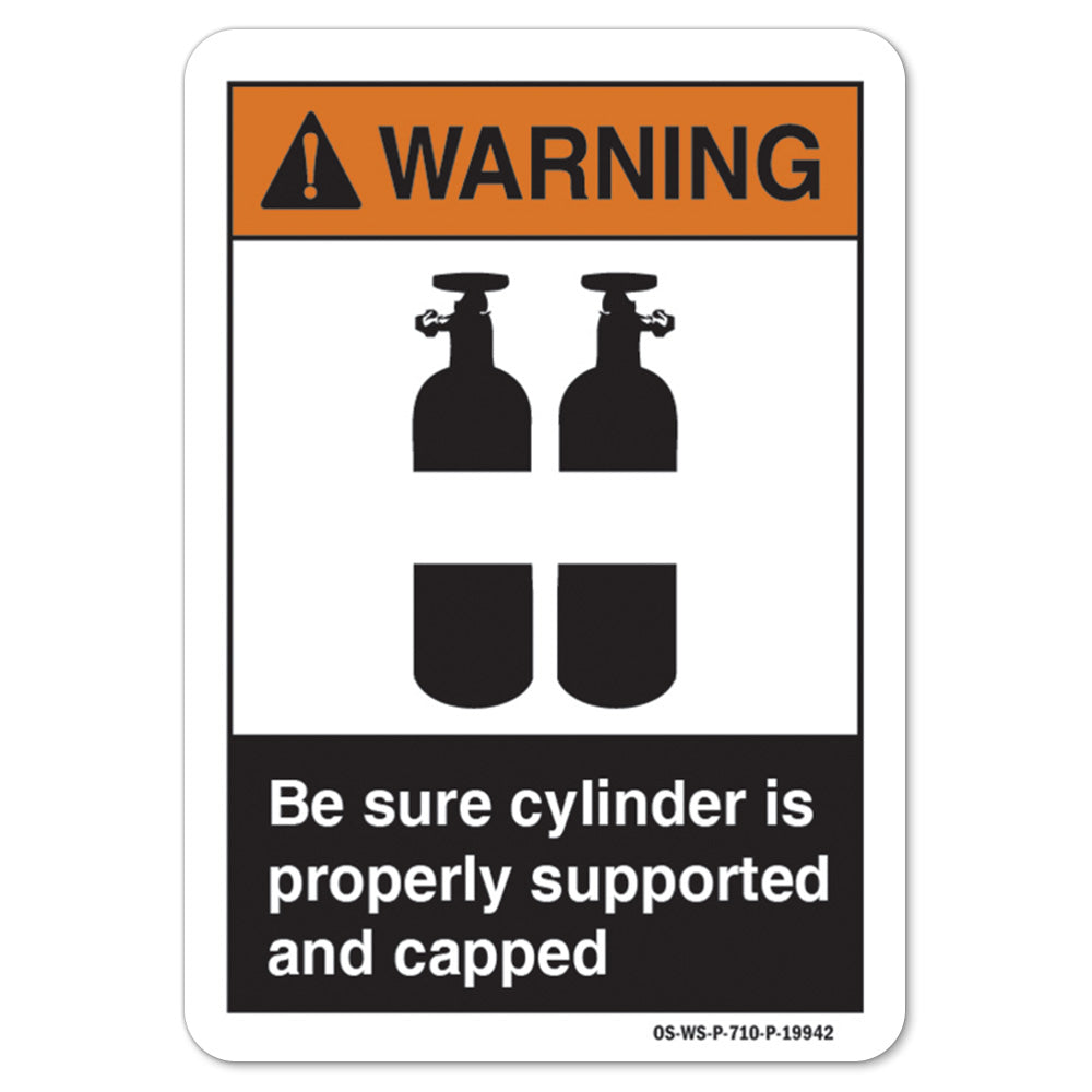 Be Sure Cylinder Is Properly Supported And Capped
