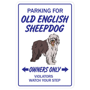 Old English Sheepdog Vinyl Decal Sticker