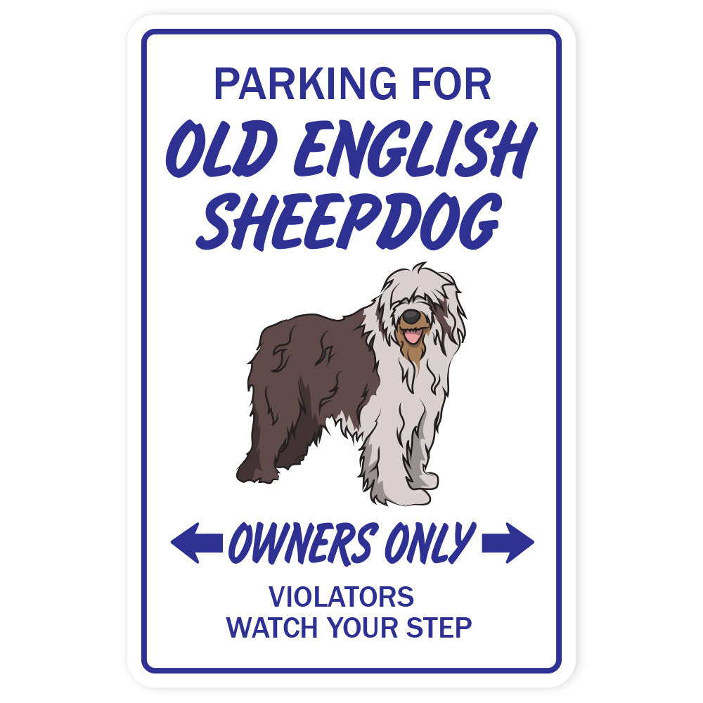 OLD ENGLISH SHEEPDOG Sign