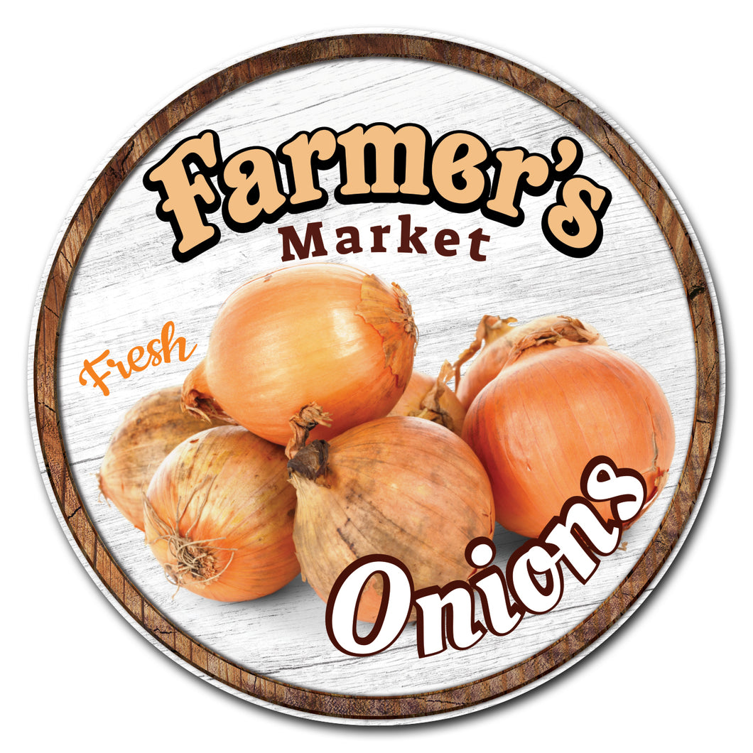 Farmer's Market Onions Circle