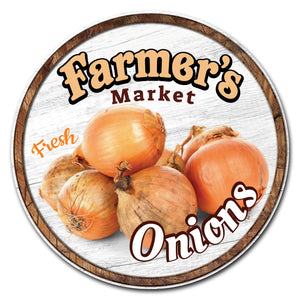 Farmer's Market Onions Circle