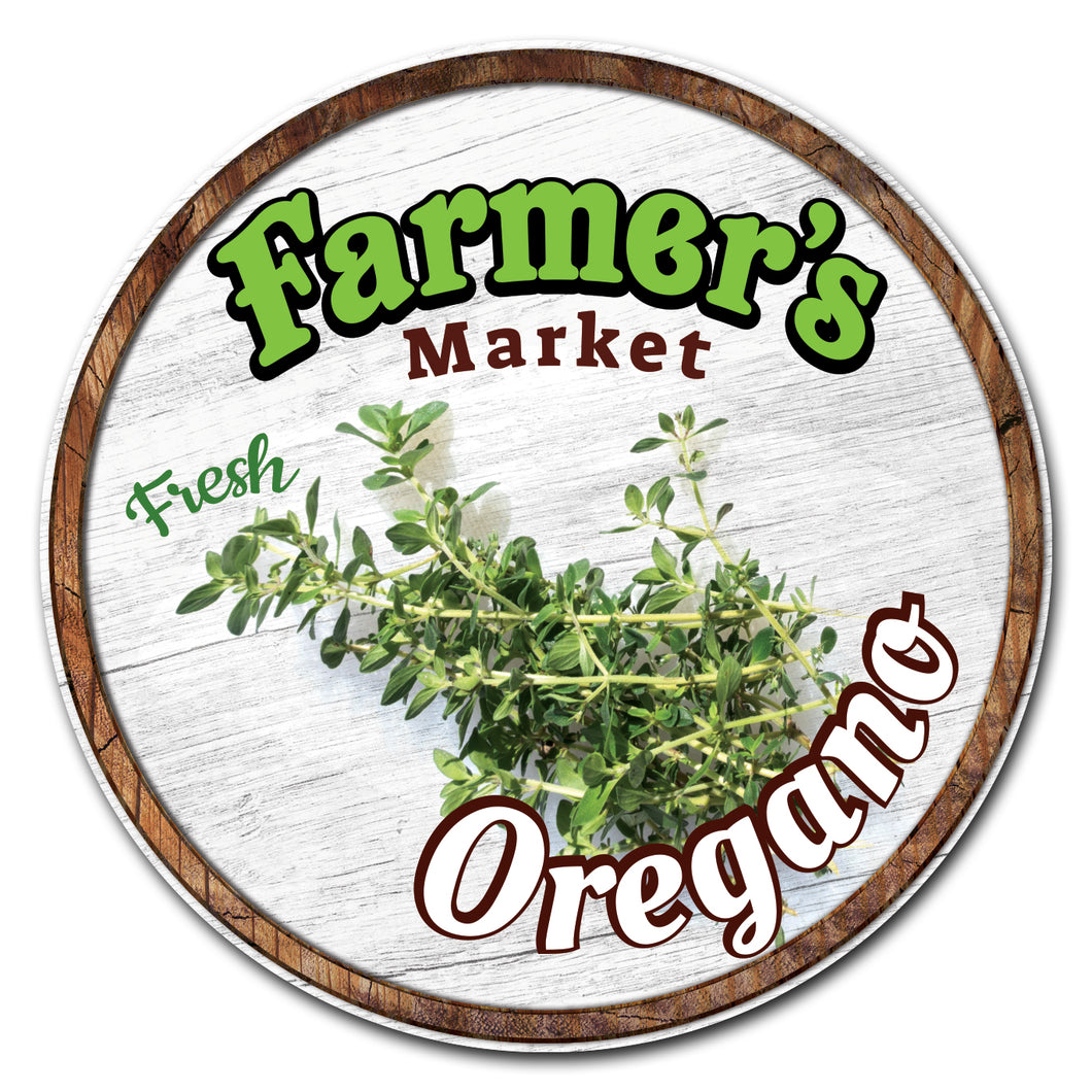 Farmer's Market Oregano Circle