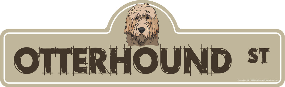 Otterhound Street Sign
