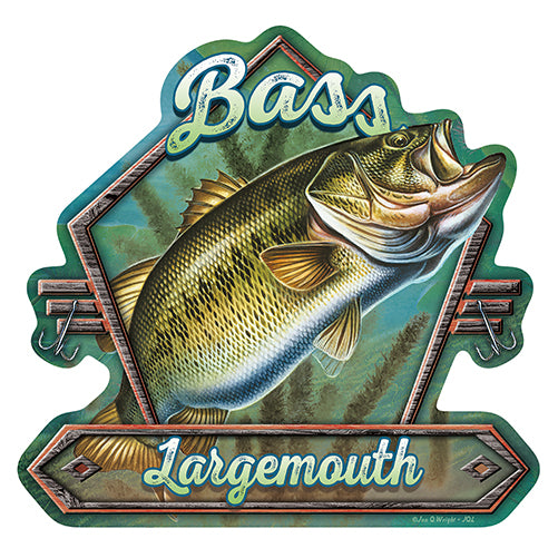 Largemouth Bass Vinyl Decal Sticker