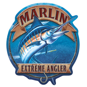 Marlin Extreme Angler Fishing Vinyl Decal Sticker