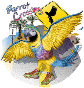 Parrot Crossing Save The Rainforest Vinyl Decal Sticker