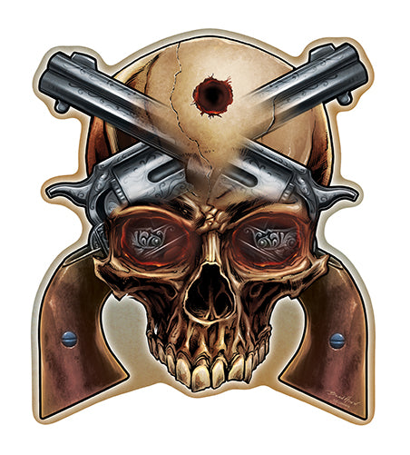 Skull And Crossbones Vinyl Decal Sticker