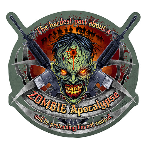 Zombie Apocalypse Vinyl Decal Sticker