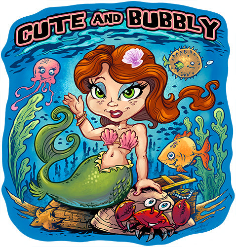 Cute And Bubbly Mermaid