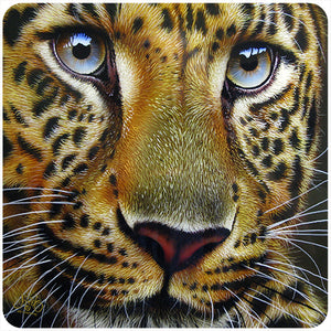 Leopard Face Vinyl Decal Sticker