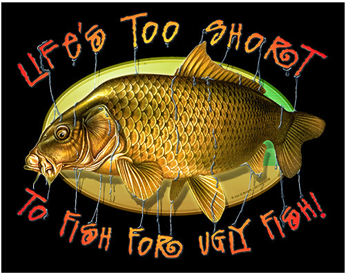 Ugly Carp Vinyl Decal Sticker