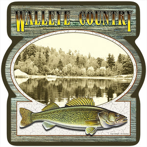 Walleye Country Vinyl Decal Sticker