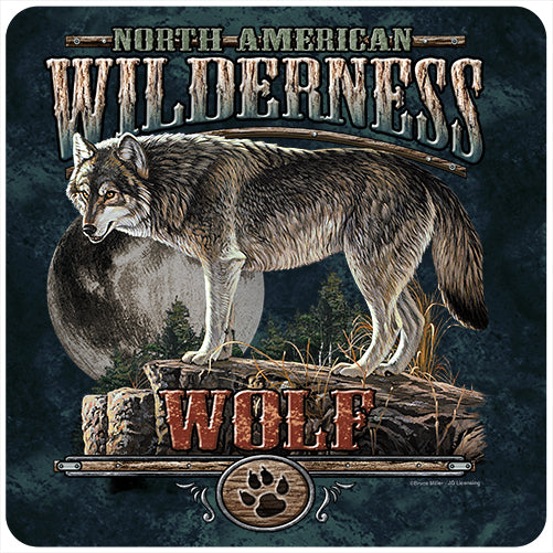 Wolf Wilderness Vinyl Decal Sticker