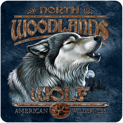 Wolf Woodlands Vinyl Decal Sticker