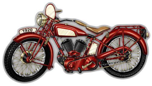 Classic Indian Motorcycle Vinyl Decal Sticker