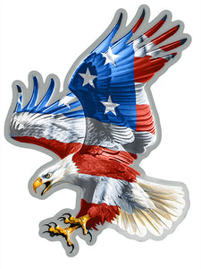 Eagle Flag Vinyl Decal Sticker