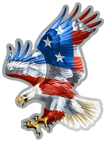 Eagle Flag Novelty Sign