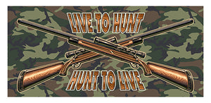 Live To Hunt Hunt To Live Vinyl Decal Sticker