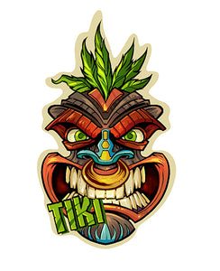 Tiki Guy Vinyl Decal Sticker