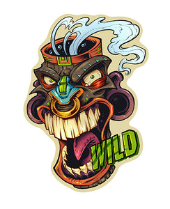 Wild Tiki Vinyl Decal Sticker