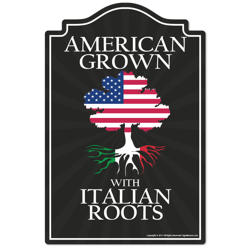 American Grown Vinyl Decal Sticker