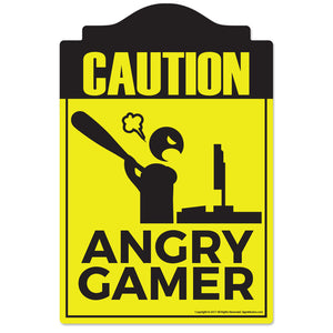 Angry Gamer Vinyl Decal Sticker
