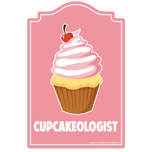 Cupcakeologist Vinyl Decal Sticker