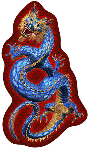 Eastern Dragon 1 Vinyl Decal Sticker