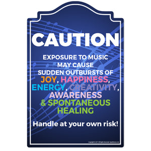 Exposure To Music Vinyl Decal Sticker