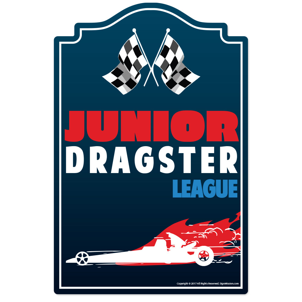 Junior Dragster League Vinyl Decal Sticker