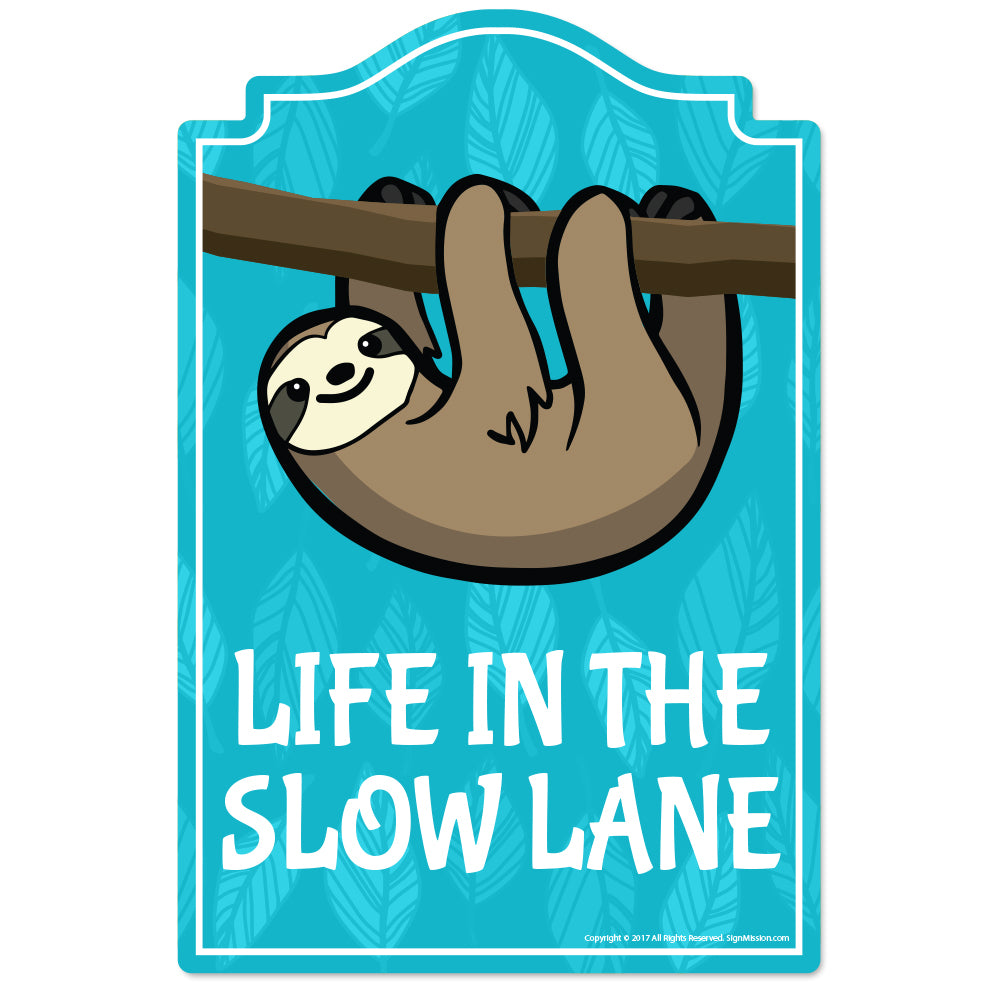 Life In The Slow Lane Vinyl Decal Sticker
