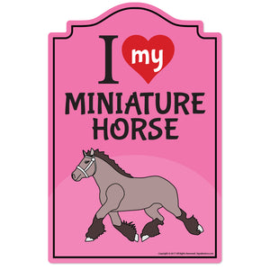 Miniature Horse Vinyl Decal Sticker