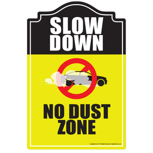 No Dust Zone Vinyl Decal Sticker