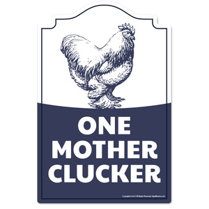 One Mother Clucker Vinyl Decal Sticker