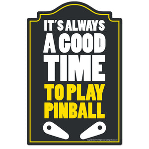 Play Pinball Vinyl Decal Sticker