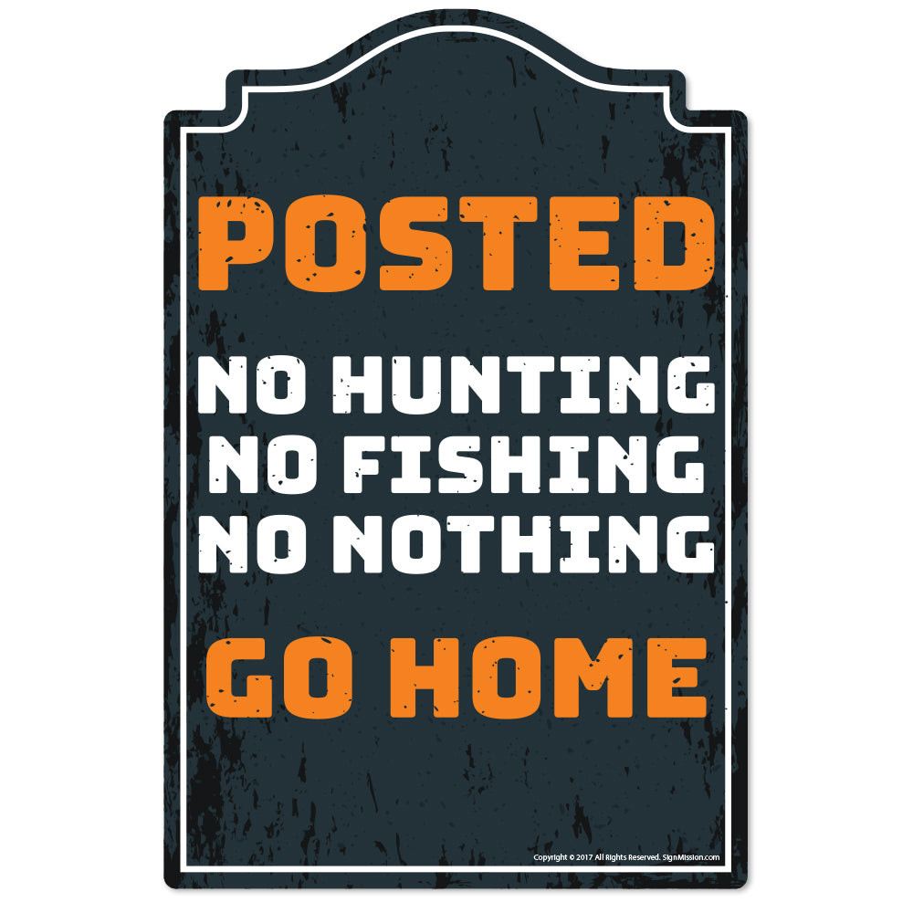Posted Go Home Vinyl Decal Sticker