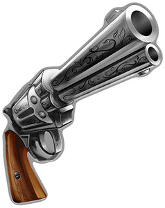 Six Shooter Vinyl Decal Sticker