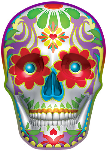 Sugar Skull Vinyl Decal Sticker